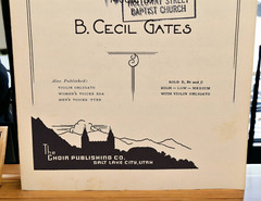 Choral Music « The Lord&rsquo;s Prayer » Music by B. Cecil Gates Mixed Voices