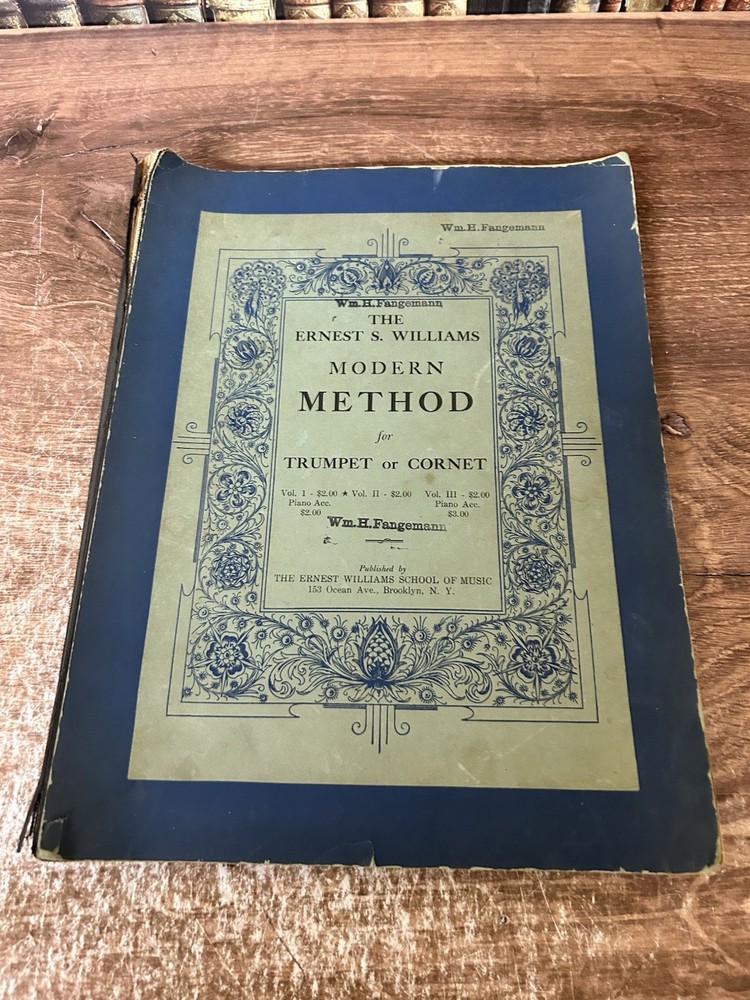 Ernest Williams School of Music Modern Method for Trumpet Cornet Music Book 1937