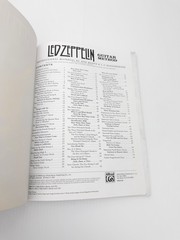 Led Zeppelin Guitar Method Book + CD Alfred Music Instructional