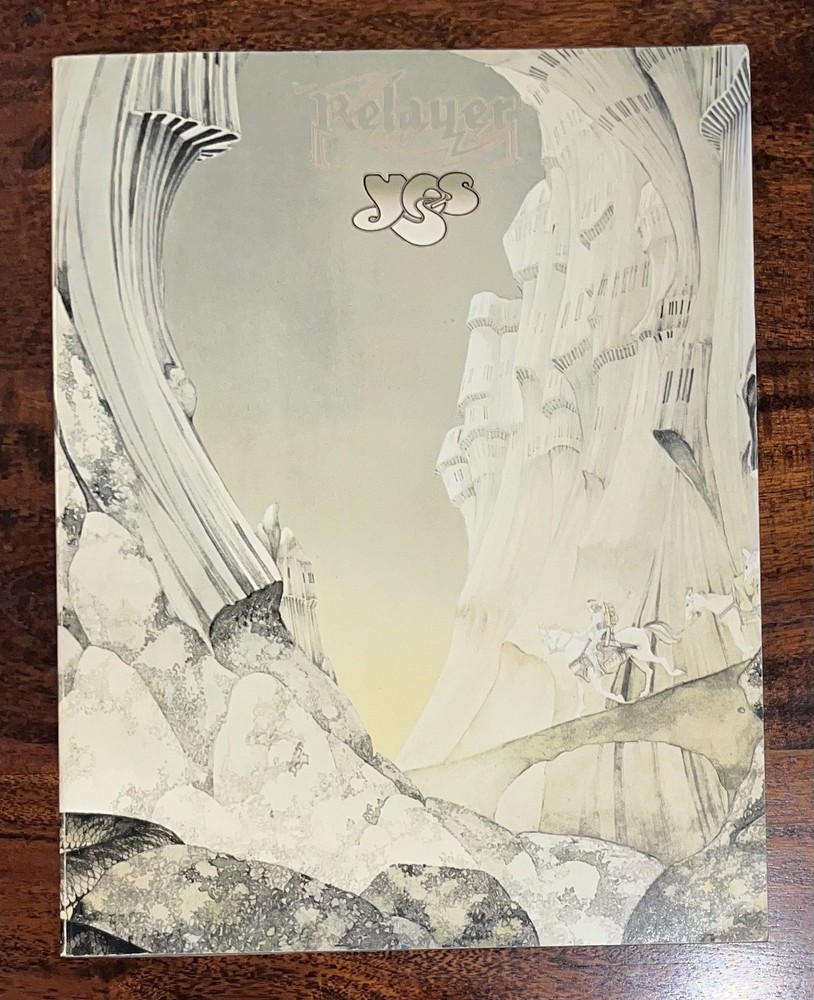 Yes Relayer 1975 Song Book Music Lyric Guitar Topographic Music