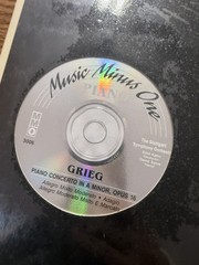 Vintage Music Minus One Piano Grieg CPP Media 1 Disk New
