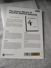 Augustine Barrios Vals Op. 8 #3 Solo Guitar Sheet Music For Classical Guitar