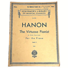Hanon The Virtuoso Pianist Book II Schirmer Piano Exercises Vol 1072 Vintage