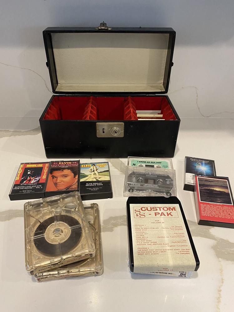 Rare Vintage Music Varies Tape Format From Rare Rolling Stones To Elvis Presley