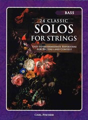 24 Classsic Solos for Strings (Bass) – Easy to Intermediate (BF177)