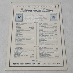 Gold and Silver for Piano Robbins Royal Edition by Franz Lehar Sheet Music