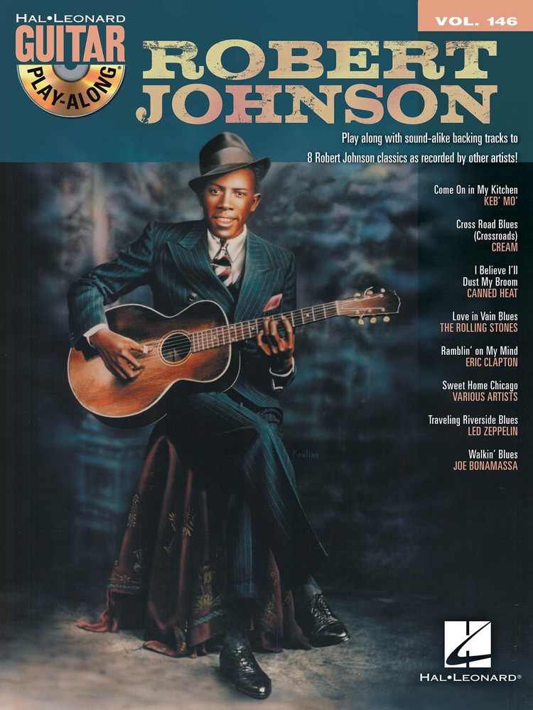 Robert Johnson for Guitar Play-Along Vol 146 Notes Tab Sheet Music Songs Book CD