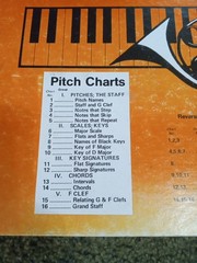 Vintage 1987 Rhythm Pitch Notation Carts Large Classroom Size Music Works OOAK