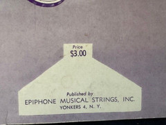 VTG – RARE / 1939 George Van Eps Method for Guitar By Epiphone – READ/SEE PICS!