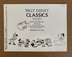 Walt Disney Classics Piano Sheet Music Easy Arrangements Bourne Co Writing