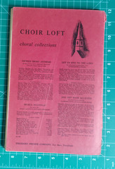 Vintage Sheet Music Book Master Choruses Mixed Voices c1933