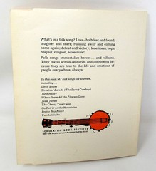 Folksong Festival Music Book 1967 Piano Voice 47 Old New Songs Scholastic Book