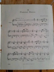 Three Dances Nell Gwyn by Edward German – vintage piano sheet music