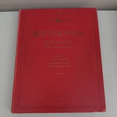 Vintage Beethoven Sonatas For Pianoforte Set of 3 Volumes Hardcover Books 1931