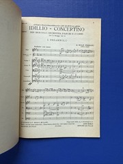 Wolf-Ferrari – Idillio Concertino Op. 15 – Ricordi Miniature Study Score PB VG