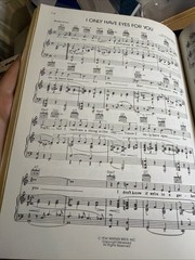 1950’s 1960’s 1970’s Songbook 70 great love songs Piano Guitar Voice Very Good