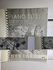 Alfred&rsquo;s Piano 101 Book 1 Adult Course Lancaster Renfrow Spiral Beginner