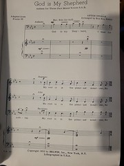 Vintage 1950 Sanctuary Choir Book For Mixed Voices By Rob Roy Peery