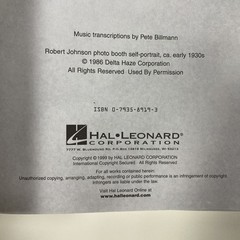 Robert Johnson The New Transcriptions Guitar Song Book 1999 Tab PB