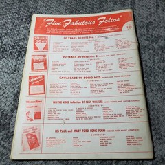 Pat Boone Sings Songbook P/V/G Robbins Music Corp 1957 64pp