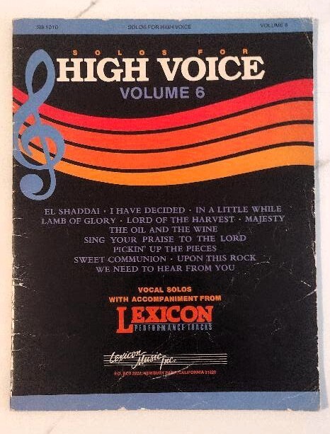 Solos for High Voice Volume 6 1983