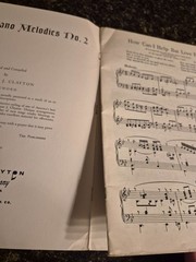 CLAYTON PIANO MELODIES No 2 Arranged by Norman Clayton Vintage Music Book 1965
