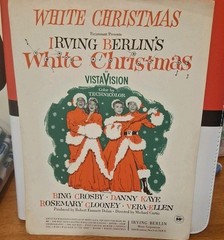 WHITE CHRISTMAS movie Irving Berlin Sheet Music Bing Crosby 1954
