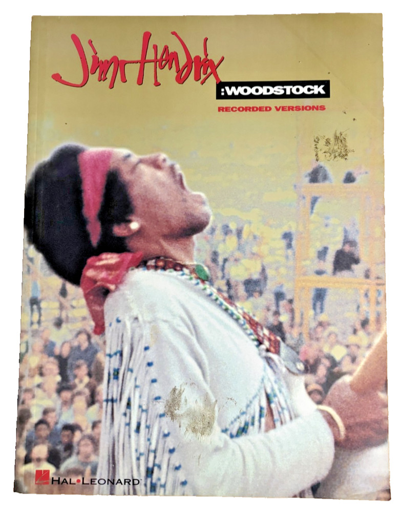 Jimi Hendrix Woodstock Recorded Versions Songbook 1994