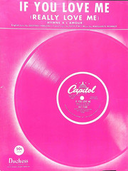 If You Love Me Sheet Music Marguerite Monnot English And French Lyrics