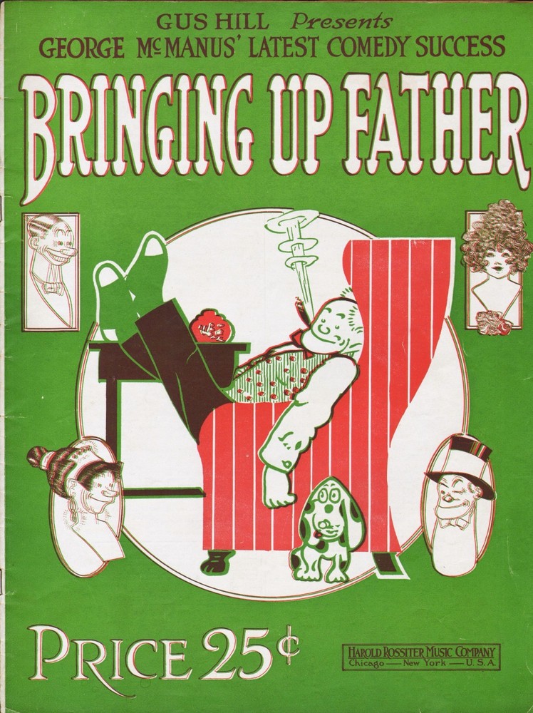Bringing Up Father 1914 SONGSTER McManus Comic THEATRE PROGRAM Sheet Music!