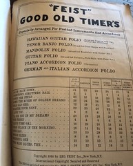1934 Feist Good Old Timers 32 Pages – Hawaiian Guitar, Banjo, Mandolin & More!
