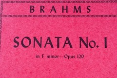 Braham&rsquo;s Sonata F Minor Opus 120 E Flat Major Viola Piano Lot of 2 PB Books IMC