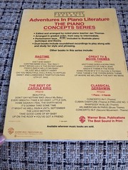 VTG Warner Bros. Publications Easy Piano Arrangements Song Book, Pop Listening