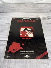 Metallica Kill ’Em All Guitar Tab Songbook 1990 Cherry Lane Music