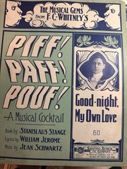 BB 1904 11×14 Revue Musical PIFF! PAFF! POUF! 3-pack