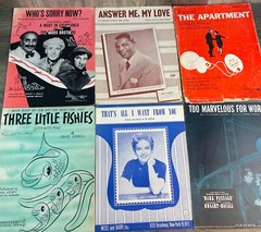 Lot of 75 VINTAGE SONGS & PIANO SOLO Sheet Music 1920s-1950s