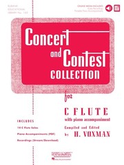 Concert and Contest Collection for C Flute Book/Online Media Rubank Education…