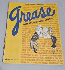 Grease Vocal Selections 50&rsquo;s Rock n Roll Musical by Jim Jacobs & Warren Casey