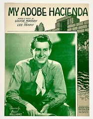 1941 My Adobe Hacienda Billy Williams Vintage Sheet Music Piano Vocal Massey