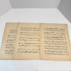 Antique Yale University Sheet Music Lot 1894 1901 Yale Boola Two-Step