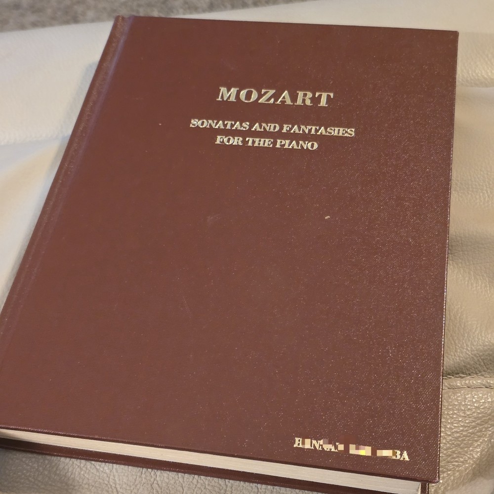 Mozart: Sonatas And Fantasies For The Piano/Broder/Theodore Presser Co HC Sheet