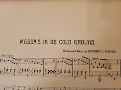 Vintage Sheet Music ~ Stephen C Foster: Old Kentucky Home & Massa&rsquo;s Cold Ground