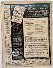 Midnight Rose Karyl Norman Fox-Trot Ballad 1923 Sheet Music Lew Pollack ephemera