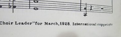 Choral Sheet Music For « King All-Glorious » Octavo Anthems for Mixed Voices Vail