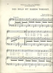 Antique 1912 Carrie Jacobs-Bond Sheet Music « Seven Songs » Art Noveau Chicago
