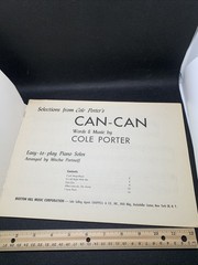 Vintage Cole Porter Can Can Easy to Play Piano Buxton Hill Rockefeller Center