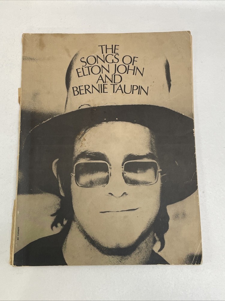 VTG 1971 The Songs of Elton John and Bernie Taupin Sheet Music Book Dick James