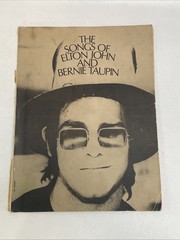 VTG 1971 The Songs of Elton John and Bernie Taupin Sheet Music Book Dick James