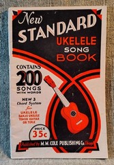 UKELELE SONG BOOK 🧡🖤 200 Songs With Words 1927 New Standard Banjo Tenor Guitar