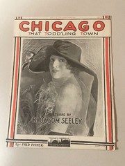 Sheet Music Chicago-Blossom Seeley-1922 VG